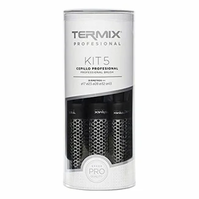 Perii Termice, Termix, set 5 bucăți, negru