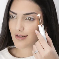 Aparat de tuns facial, InnovaGoods, compact, fără durere