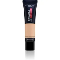 Fond de ten, L'Oréal Paris, Infallible 24h Matte Cover, auriu nisip, 30ml