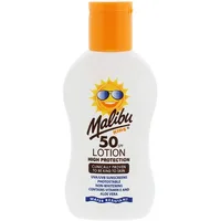Lotiune protectie solara copii, Malibu, High Protection SPF 50, rezistenta la apa, 100 ml