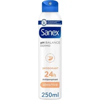 Spray Deodorant Sanex Dermo Sensitive, 250 ml, alb
