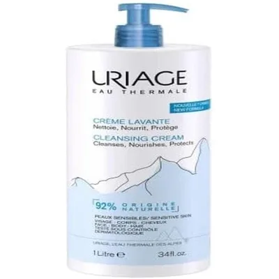 Cremă de curățare, Uriage, 1000 ml, alb