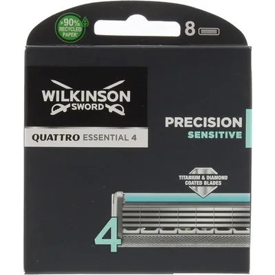 Lame de ras, Wilkinson Sword, Quattro Titanium, 8 bucăți