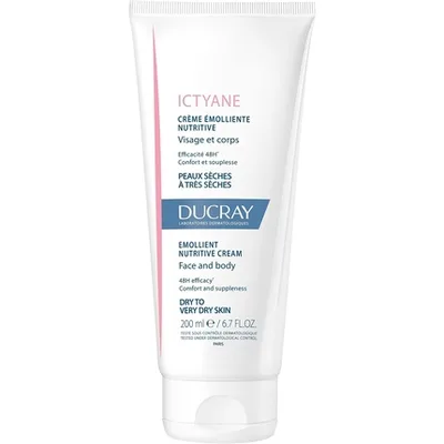 Cremă nutritiv-emolientă, Ducray, Ictyane, 200 ml