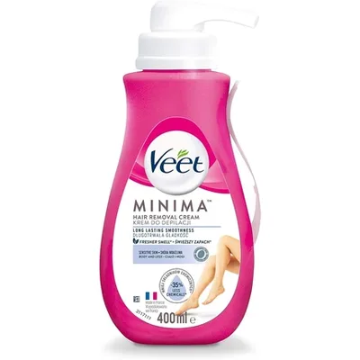Cremă depilatoare, Veet, Silky Fresh, piele sensibilă, 400 ml