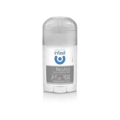 Deodorant stick, Infasil Neutro, Triple Protection, 40 ml