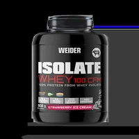 Pudră proteică Weider Isolate Whey 100 CFM, căpșuni, 908 g
