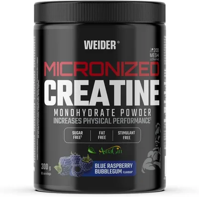Supliment Creatină Micronizată Weider, Blue Raspberry, 300 g