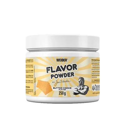 Pudră aromată, Weider, Flavor Powder, 250g, biscuiți cu unt