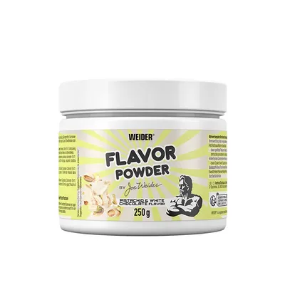Pudră Aromată, Weider, Flavor Powder, 250g, fistic cu ciocolată albă