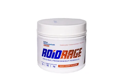 Supliment pre-workout, Balkan Pharmaceuticals, Roid Rage, pulbere 420g, cireșe