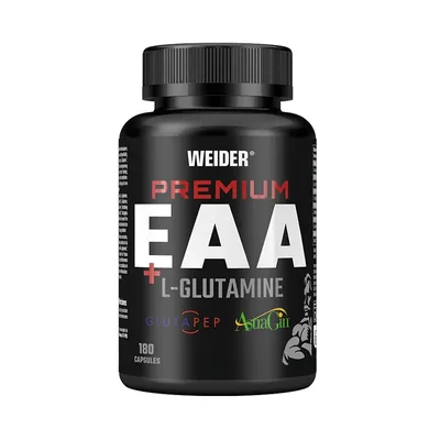 Supliment aminoacizi, Weider, Premium EAA + L-Glutamină, 180 capsule