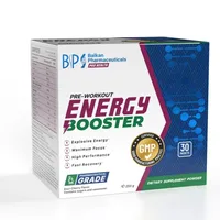 Supliment Pre-workout, Balkan Pharmaceuticals, Energy Booster, 30 plicuri, aromă vișine