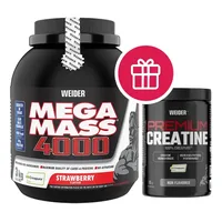 Supliment proteic, WEIDER, Mega Mass 2000, ciocolată, 2,7 kg