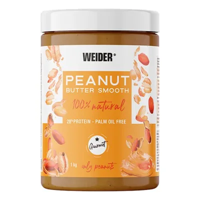 Unt de arahide, Weider, Protein Peanut Butter Smooth, 1 kg