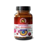 Hypernatura Lipozomal MSM+Boswellia – supliment alimentar sub forma de capsule îmbogățit cu glucozamină și siliciu din bambus – 60 cps