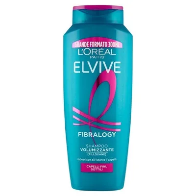 Șampon Elvive Fibralogy, L'Oreal Paris, 300ml, volumizant pentru părul subțire