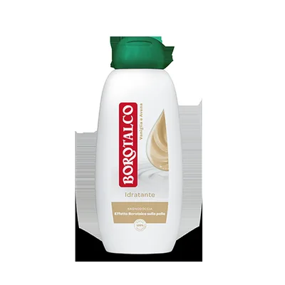 Gel de duș, Manetti & Roberts, Borotalco, vanilie și ovăz, 450ml