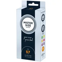 Prezervative Mister Size 57mm, ultra-subțiri, cu extra lubrifiere