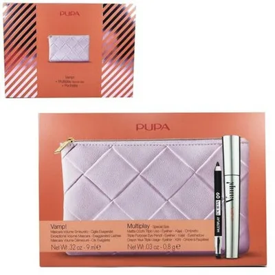 Set machiaj, Pupa, mascara negru + creion ochi