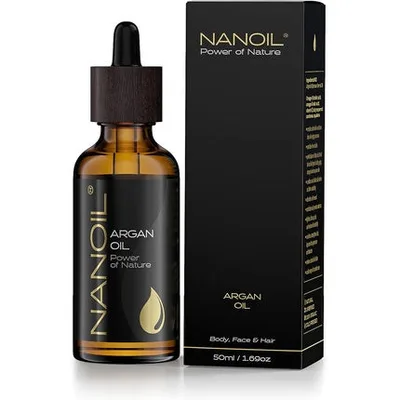 Ulei de argan, Nanoil, organic si presat la rece, 50ml