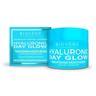 Cremă hidratantă, Biovène Barcelona, Hyaluronic Day Glow 50ml