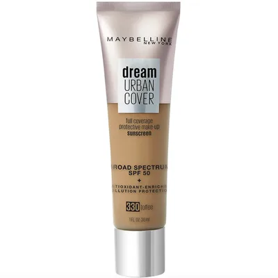Fond de ten, Maybelline New York, Dream Urban Cover, 330 Toffee, 30ml