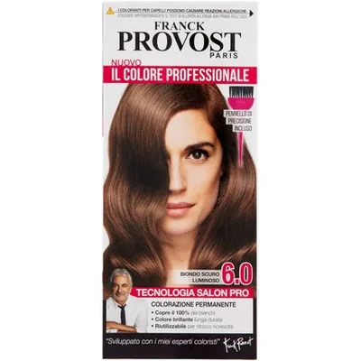 Vopsea de păr permanentă, Franck Provost, 6.0 Blond Deschis