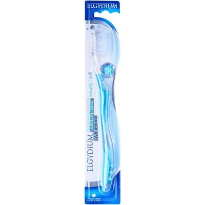 Periuță dinți, Elgydium, Whitening, albastru