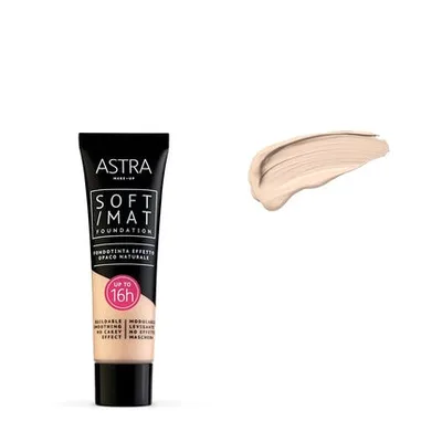 Fond de ten mat, Astra, Soft Mat Foundation, culoare nor
