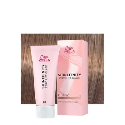 Vopsea par, Wella Shinefinity Dark Sage 06/02, Blond Inchis Natural Mat, Demi-Permanenta, 60ml