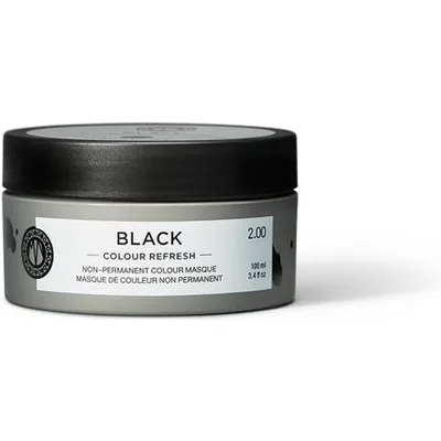 Masca colorantă păr, Maria Nila, Colour Refresh, Negru, 100ml