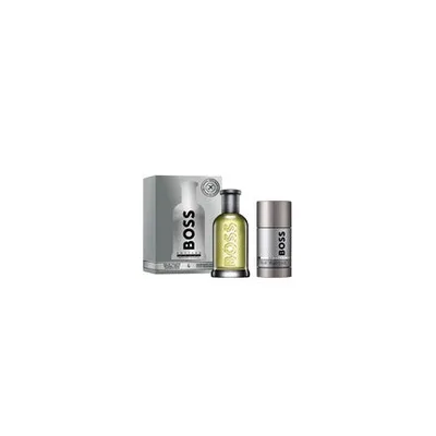 Set Parfum Hugo Boss Bottled, 100 ml, Culoare Argintie/Galben