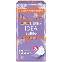 Absorbante zilnice, Lines, Idea Thin cu aripioare