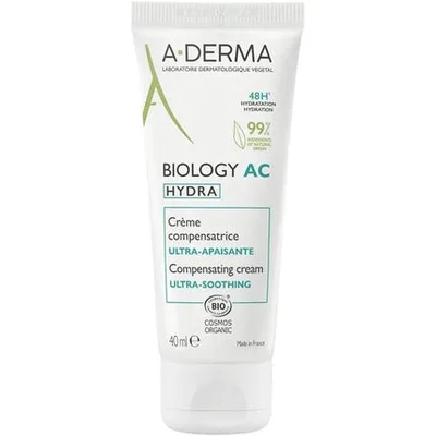 Cremă de mâini, A-Derma Biology AC CR Hydra Calm, 40ml