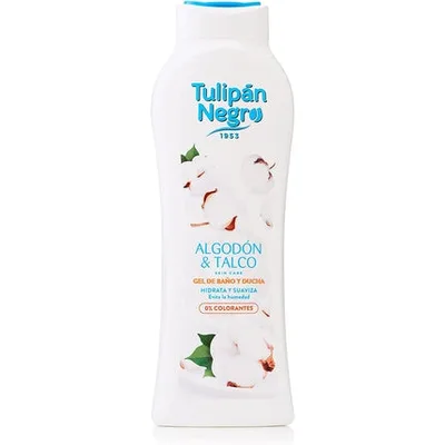 Gel de duș, Tulipan, Black Cotton and Powder, 600ml