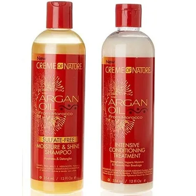 Șampon, Creme Of Nature, Argan Oil, Fără sulfați, 12oz