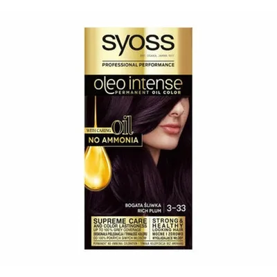 Vopsea de păr permanentă, Syoss, Oleo Intense, Blond Alună