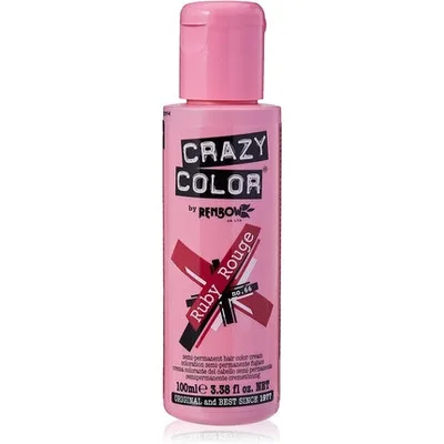 Vopsea de par, Crazy Color, Ruby Rouge, 100ml
