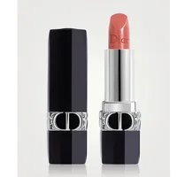 Balsam de buze Dior Rouge Dior, nuanță coraliu, capac negru mat