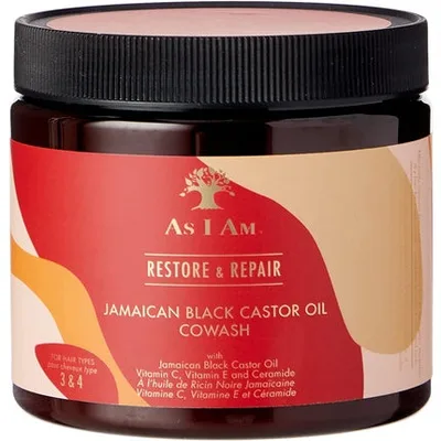 Co-Wash, As I Am, Jamaican Black Castor, 122g
