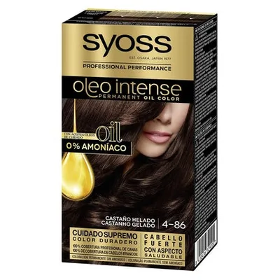Vopsea permanentă, Syoss, Oleo Intense, Ice Brown, 50ml