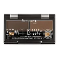 Kit sprancene, Rimmel, Brow This Way, 3.3g