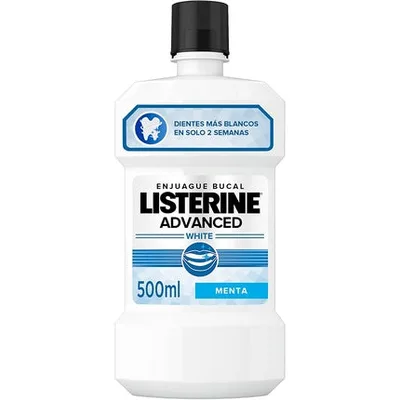 Apa de gura, Listerine, Advanced Whitening, 500ml
