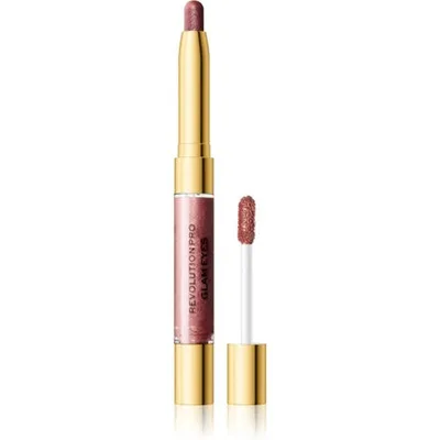 Revolution Pro Glam Eyeshadow With Glitter 2 In 1, Mesmerize 11 G, Culoare Nude Roșu