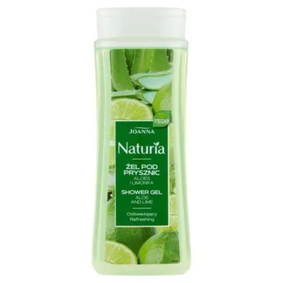 Gel de dus, Body Gel, Joanna Naturia, aloe si lamaie 300ml