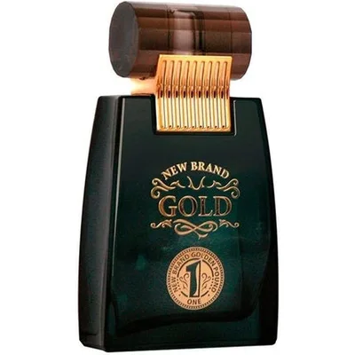 Parfum New Brand Gold, 100ml, Negru-Auriu