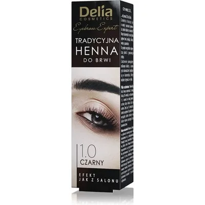 Vopsea sprancene, Delia Cosmetics, negru, profesional