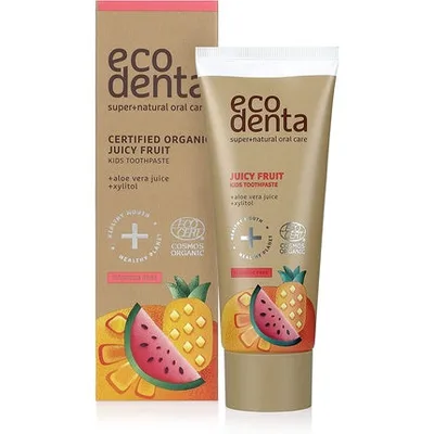 Pasta de dinți copii, Ecodenta, fără fluor, fructe 75ml