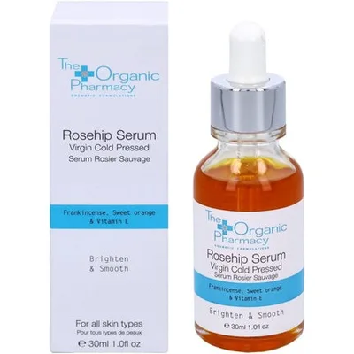Ser facial, The Organic Pharmacy, ulei de trandafir, 30ml